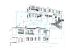 NORTH SHORE RESIDENCE HIDDEN LINE DRAWINGS