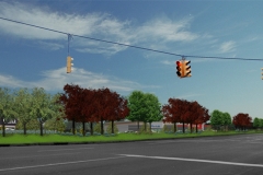 LANDSCAPED BERM REQ'D FOR TOWN PLANNING