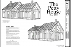 DECONSTRUCTED VIEWS OF THE 1750 PETTY HOUSE
